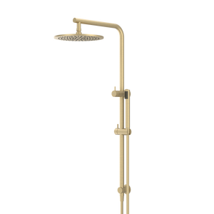 Pinnacles Shower Rail Set Soft Gold Brushed