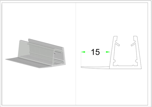 PVC Water Seal WS5-10 2200mm Clear