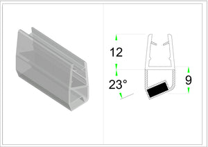 PVC Water Seal WS6-10 2200 Magnetic Clear