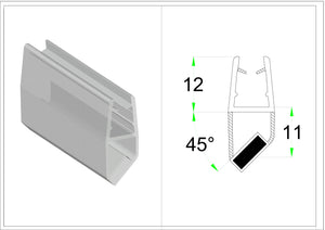 PVC Water Seal WS7-10 2200 Magnetic Clear