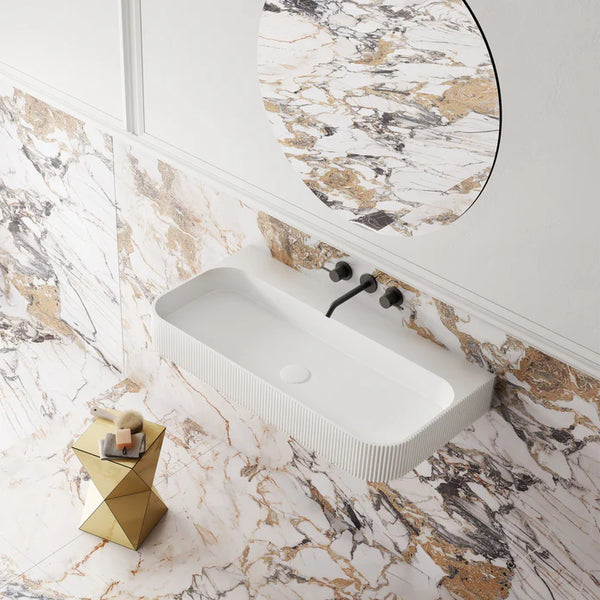 V-Groove Wall Hung Basin