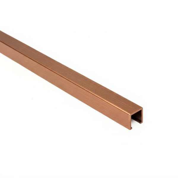 Aluminium Channel 16mm X 14mm Copper