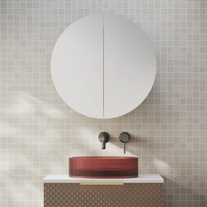 Cassa Designs ELLI Round Shaving Cabinet 600mm