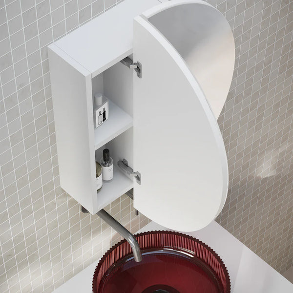 Cassa Designs ELLI Round Shaving Cabinet 600mm