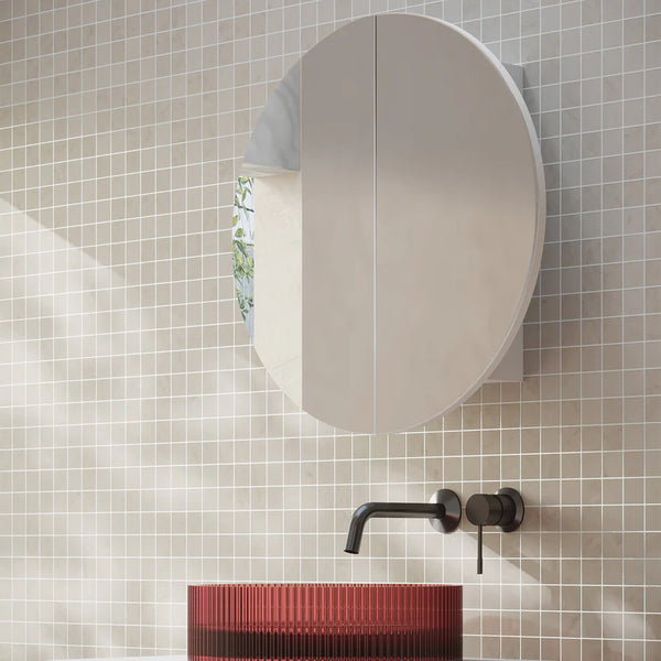 Cassa Designs ELLI Round Shaving Cabinet 600mm