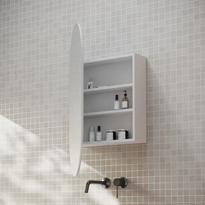Cassa Designs ELLI PILL Shaving Cabinet Matte White
