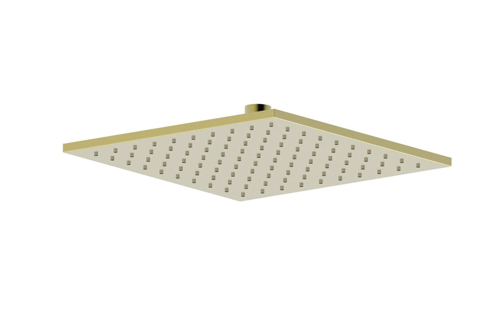 Square Shower Head Brushed Brass