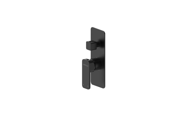 Boston Shower Mixer with Diverter Matte Black