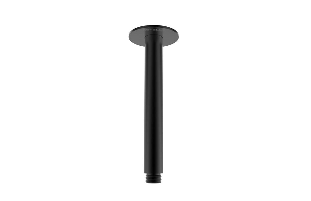 Ceiling Mounted Shower Arm 300mm Matte Black