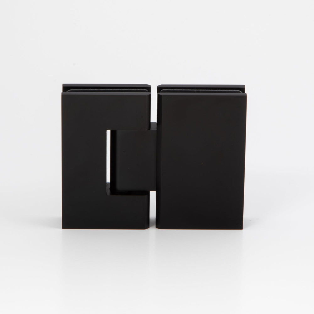 Boston 6-8mm Glass to Glass 180 Degree Shower Hinge - Matte Black