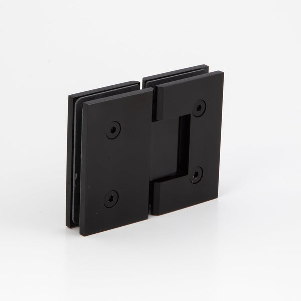 Boston Glass to Glass Hinge Matte Black