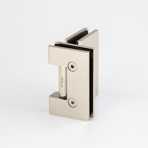 Boston Glass to Glass Hinge Polished Nickel