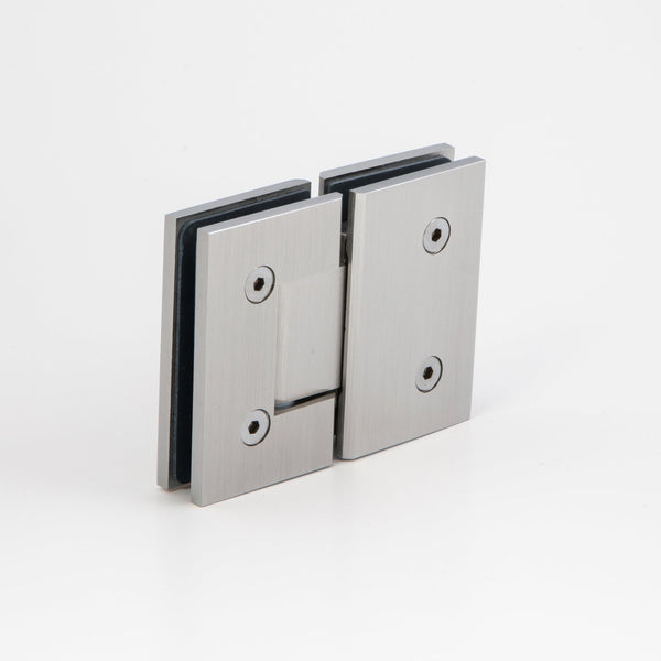 Boston Glass to Glass Hinge Satin Chrome