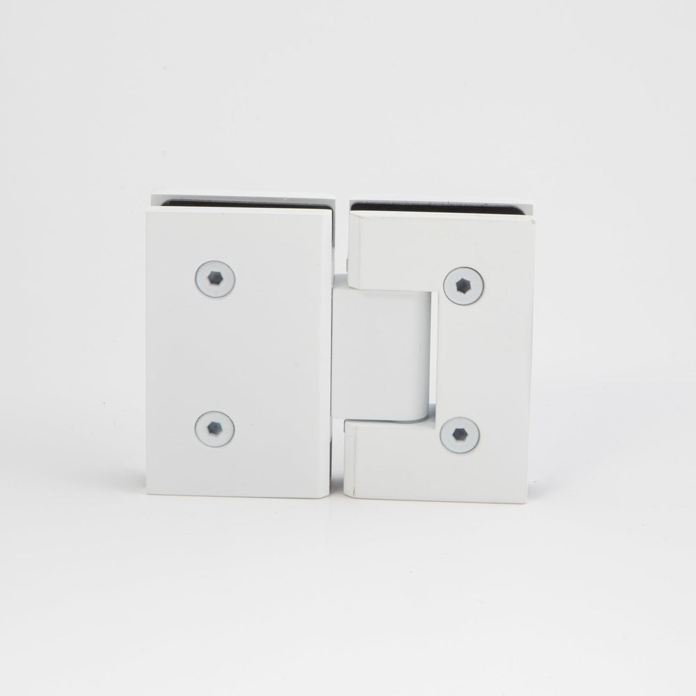 Boston Glass to Glass Hinge White