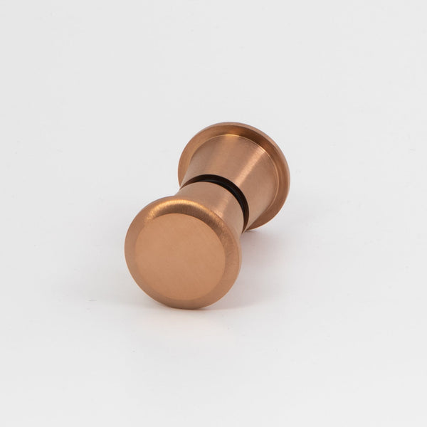 Round Door Knob Brushed Rose Gold