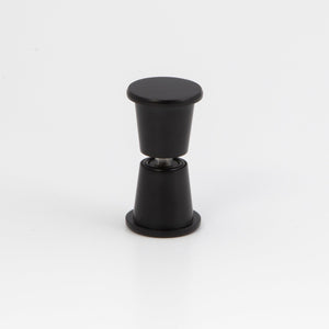 Round Door Knob  Matte Black