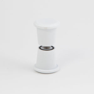 Round Door Knob White