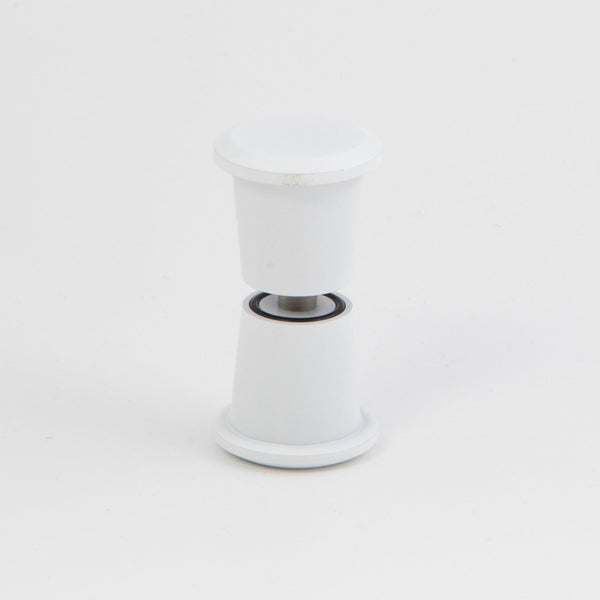 Round Door Knob White