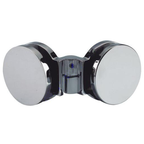 Round Door Bi-Fold Hinge Right Handed Polished Chrome