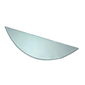 Glass Semicircle Shower Smiley Shelves