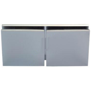 Boston Glass to Glass 180 Degree Bracket Satin Nickel