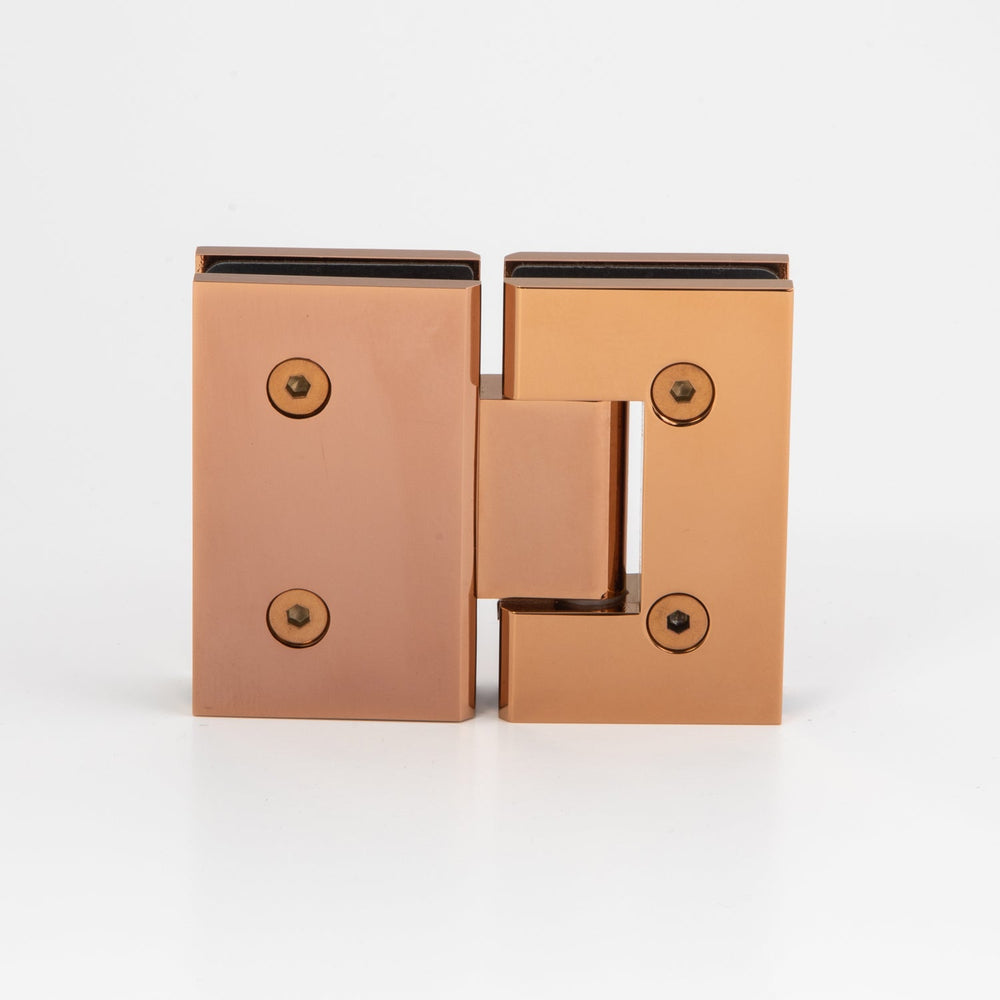 180 degree glass to glass hinge polished rose gold