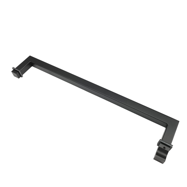 Square Towel Rail 430mm with FEK Door Knob Matte Black
