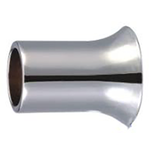 Round 90 Degree Wall to Rail Fitting Satin Nickel