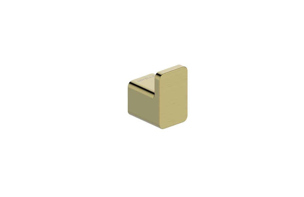Boston Robe Hook Brushed Brass