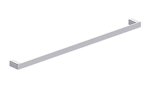 Boston Towel Rail Single 800mm Polished Chrome