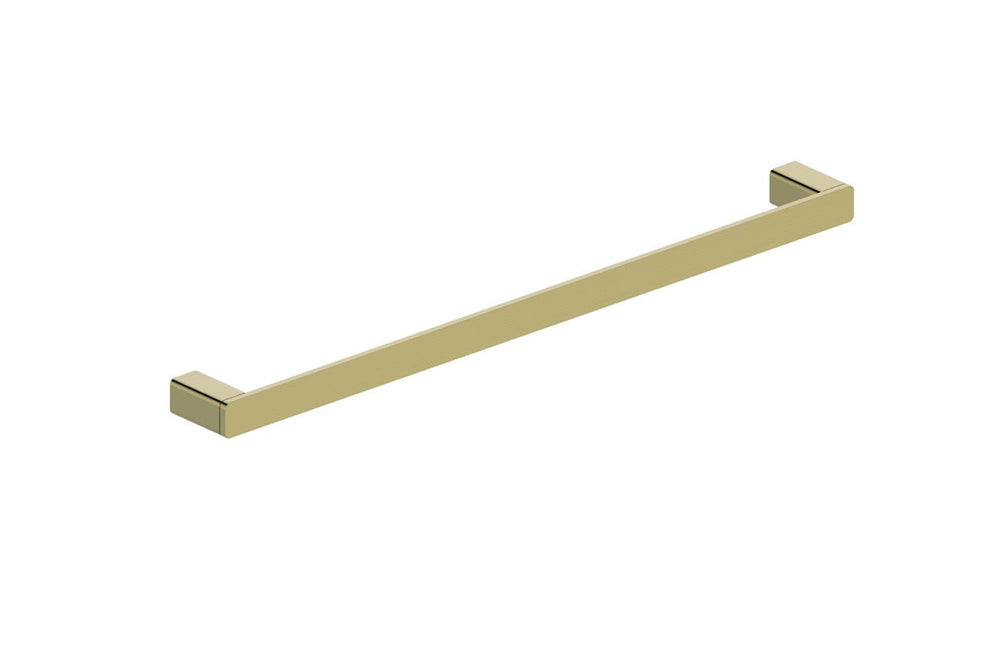 Boston Towel Rail Single 600mm Brushed Brass