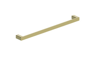 Boston Towel Rail Single 600mm Brushed Brass