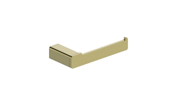 Boston Toilet Roll Holder Brushed Brass