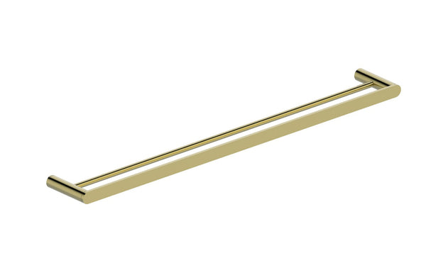 Statesman Towel Rail Double 800mm Brushed Brass