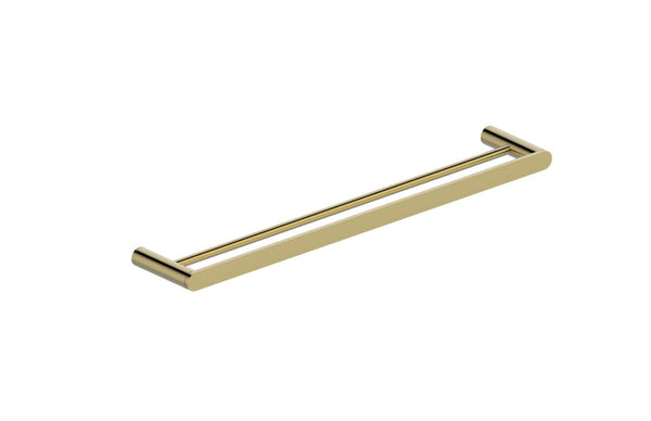 Statesman Towel Rail Double 600mm Brushed Brass