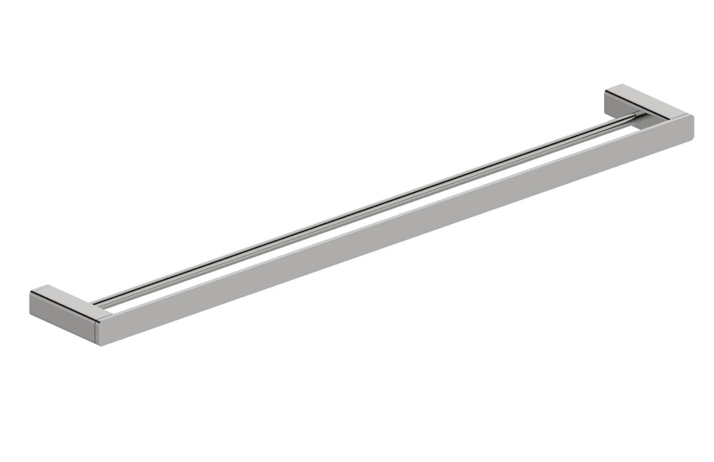 Boston Towel Rail Double 800mm Satin Nickel