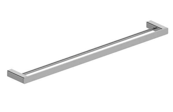 Boston Towel Rail Double 800mm Satin Nickel
