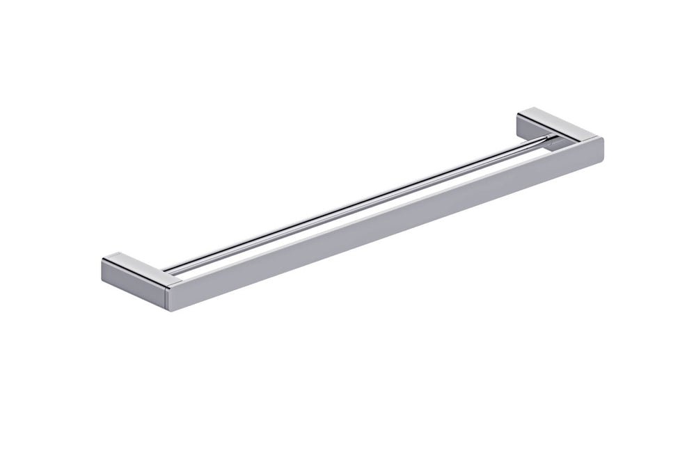Boston Towel Rail Double 600mm Polished Chrome