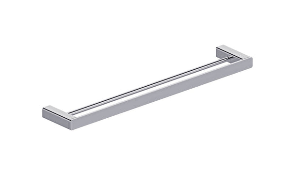 Boston Towel Rail Double 600mm Polished Chrome