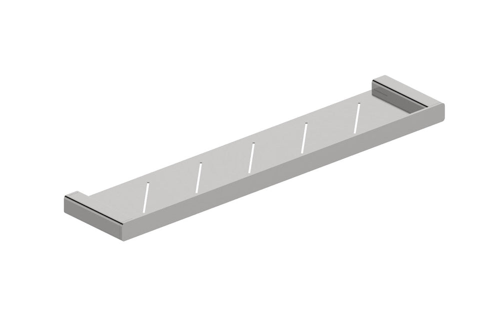 Boston Shower Shelf 600mm Satin Nickel
