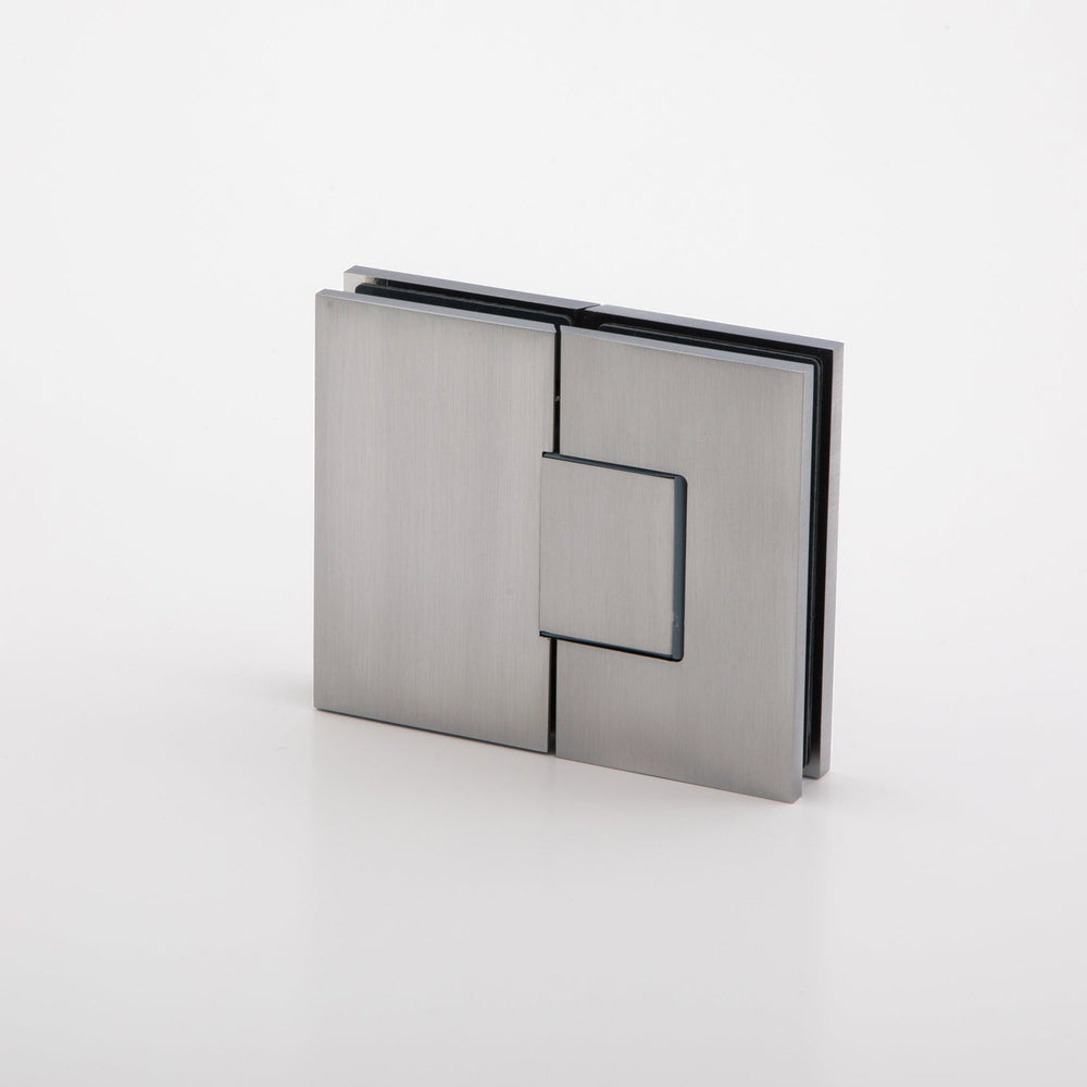 Statesman Glass to Glass 180 Degree Hinge Satin Chrome