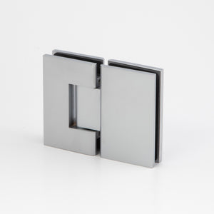 Stealth Glass to Glass Hinge  Matte Chrome