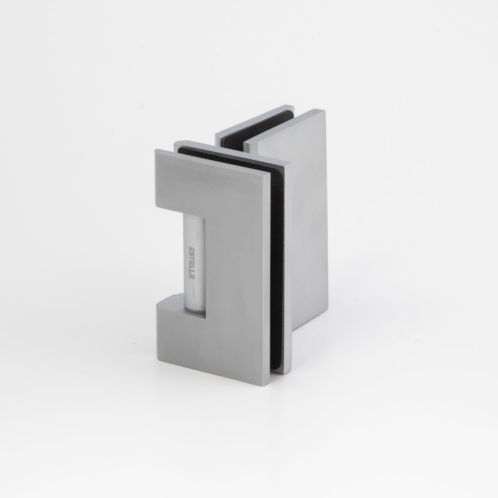 Stealth Glass to Glass 180 Degree Hinge Matte Chrome