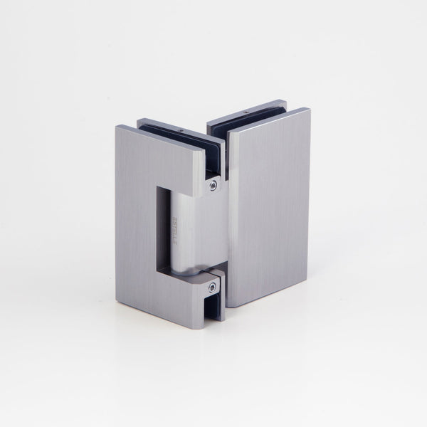 Stealth Glass to Glass Hinge  Satin Chrome