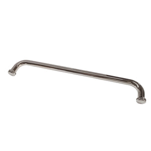 Round Towel Rail with KA5 Buttons Satin Gun Metal