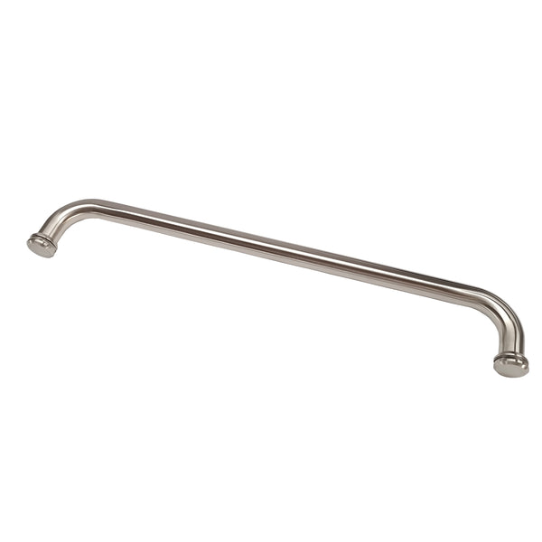 Round Towel Rail with KA5 Buttons Satin Gun Metal