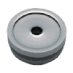 Round Washer 25mm Polished Chrome